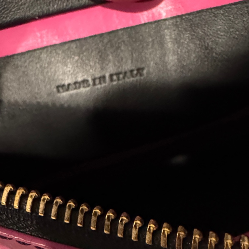 Burberry Canvas Pouch with Pink Trim - Picture 6 of 8
